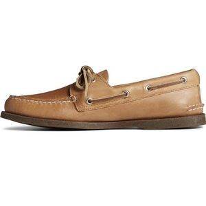 SPERRY MEN'S AUTHENTIC ORIGINAL 2-EYE BOAT SHOE, SAHARA, 9 M US